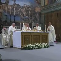 4. Bohoslovci z Nepomucena se Svatým otcem