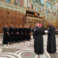 14. Bohoslovci z Nepomucena se Svatým otcem