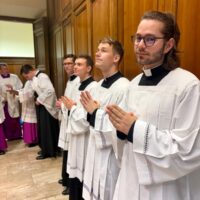 23. Bohoslovci z Nepomucena se Svatým otcem