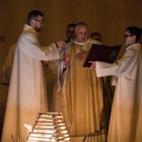 27. Velikonoční vigilie se křty v českobudějovické katedrále