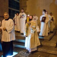 28. Velikonoční vigilie se křty v českobudějovické katedrále