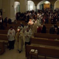 4. Velikonoční vigilie se křty v českobudějovické katedrále