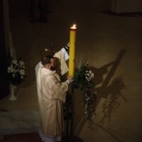 29. Velikonoční vigilie se křty v českobudějovické katedrále