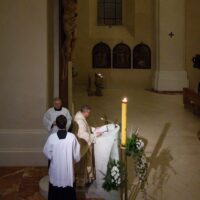 30. Velikonoční vigilie se křty v českobudějovické katedrále