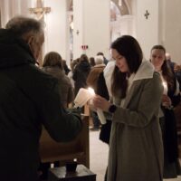 46. Velikonoční vigilie se křty v českobudějovické katedrále